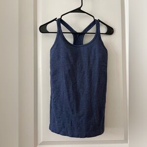 Lululemon Eb to the Street Tank - Navy Blue
